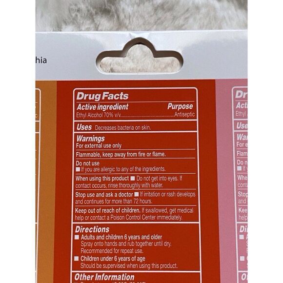 3 Pk 1 Fl Oz Smart Care Scented Hand Sanitizer Spray Berry Passion Fruit Citrus - Picture 7 of 12